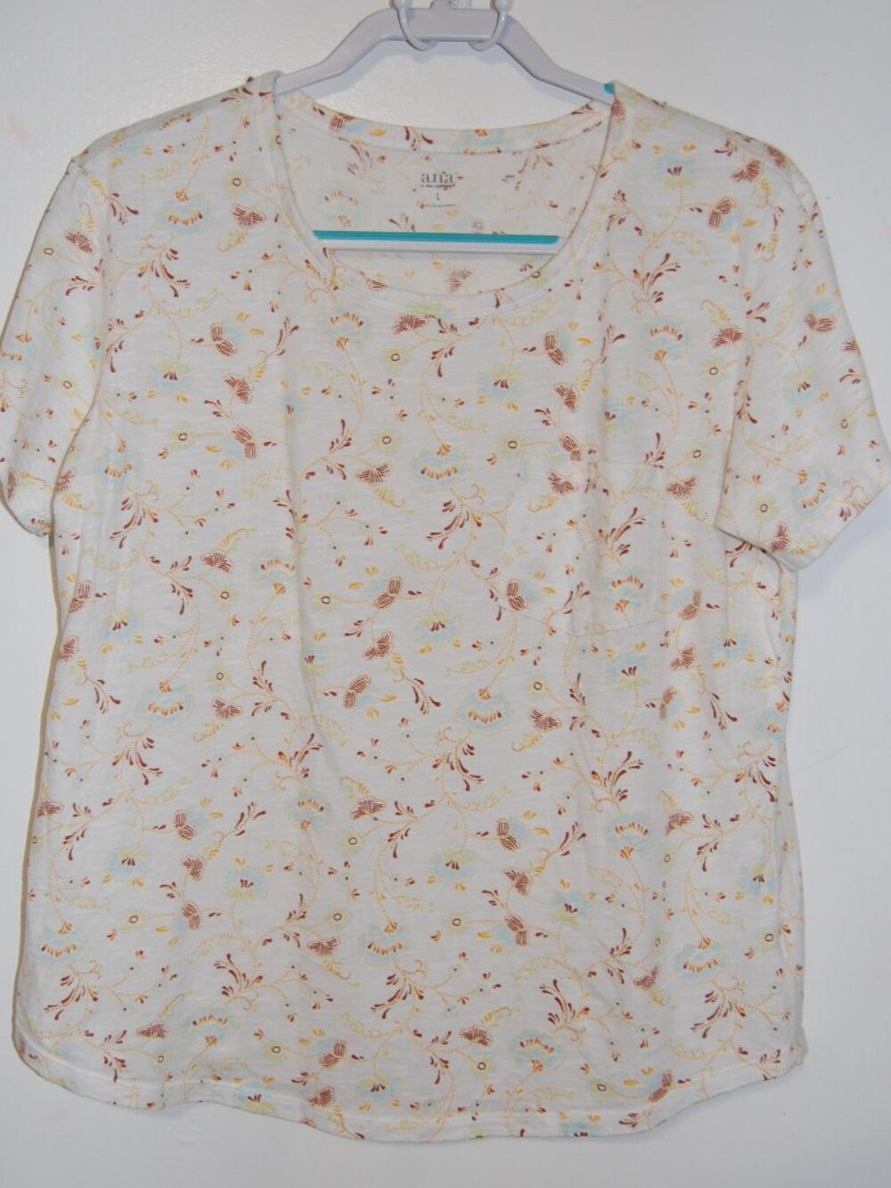 a.n.a, 100% cotton, print tee
